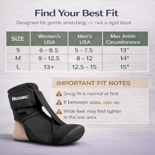 Plantar Fasciitis Night Splint, Foot Roller & Lacrosse Ball for Tension Relief, Foot Pain Relief Heel Spur, Arch Pain, Achilles Tendonitis, Comfortable and Gentle Foot Brace Men and Women (L) - size: Large