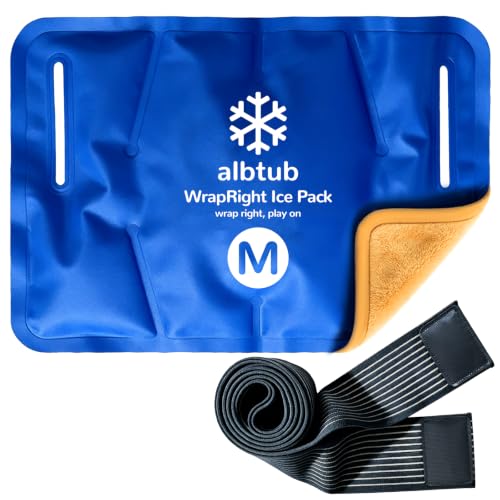 Hands-Free Ice Pack for Injuries Reusable, 8" x 12" Flexible Cold Therapy - size: Hands-free M*1