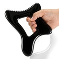 Body Gua Sha Tool Large Gua Sha Body Tool Cellulite Massage Tool (Resin) - color: Black
