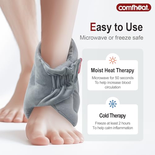 Microwave Ankle Heating Pad for Ankle Pain, Achilles Tendinitis