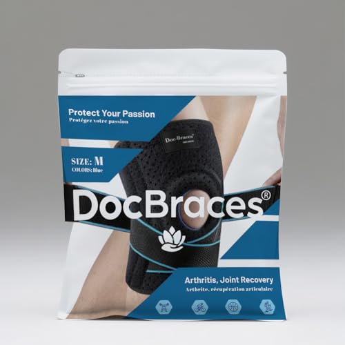 Knee Brace for Knee Pain, Adjustable Compression Knee Support Wrap with Side Stabilizers & Patella Gel Pad. Pro for Meniscus Tear,ACL,MCL,Arthritis, Joint Pain Relief,Injury Recovery - size: XX-Large