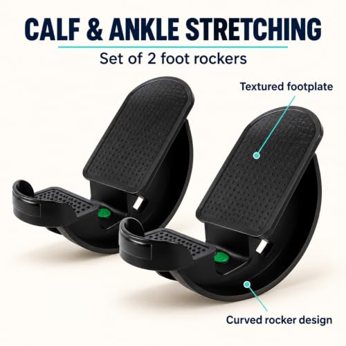 Calf Stretch Board, Foot Rocker for Plantar Fasciitis, Set of 2