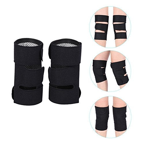 Knee Pads 1 Pair Knee Sleeve Adjustable Tourmaline Self-heating Magnetic Knee Protective Belt Knee Brace Strap Arthritis Brace Support Patella Stabilizer Support for Outdoor
