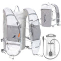 Running Vest with Adjustable Chest Straps for Women Men Hydration Vest for Marathon Jogging Hiking Cycling - size: Gray, style: Running Vest with one 1.5L Water Bladder