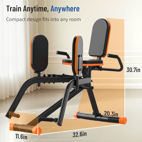 HXD-ERGO Hip Abductor Machine for Home Gym, Glute & Thigh Workout
