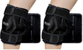 REVIX Ice Wrap for Knee Discomfort, Reusable Knee Ice Pack Wrap with Cold Compress Therapy for Muscle Ache, Promotes Post-Workout Recovery, Soft Plush Lining, Black (Pack of 2) - style: Black-1 Pack
