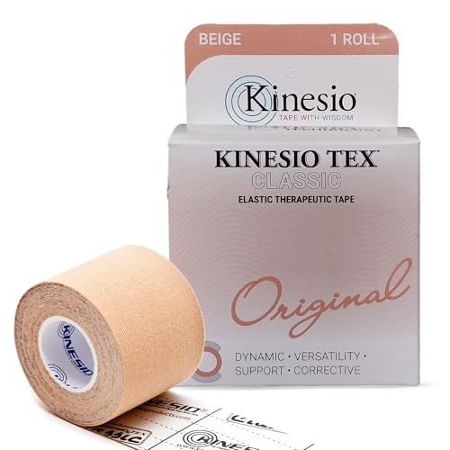 Kinesio Taping - Elastic Therapeutic Athletic Tape Tex Classic - Beige – 2 in. x 13 ft - color: Beige, size: 2 Inch (Pack of 1)