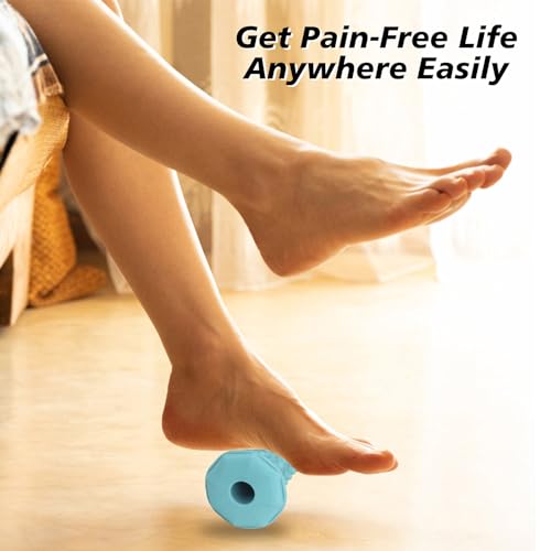 Blue Foot Massager Roller Set for Plantar Fasciitis, Arch&Heel Pain Relief - color: Blue Combination