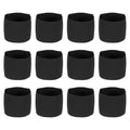 Soccer Captain Armband Elastic Wrist Arm Bands Adjustable Player Team Leader Anti-Slip Badge Sports Accessories - color: Black