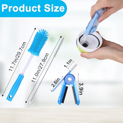 XANGNIER Water Bottle Cleaner Brush Kit for Owala/Stanley/Yeti Tumbler Cup - size: 3 pack