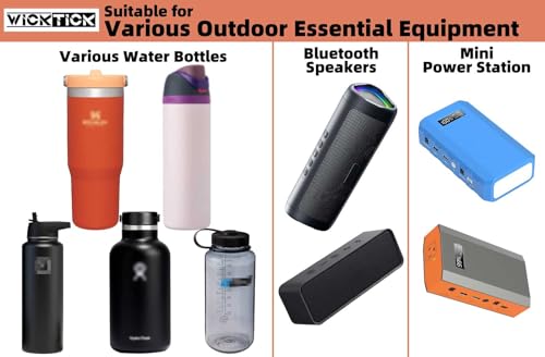 Molle Water Bottle Holder Pouches 16 24 32 40 64 oz Adjustable Capacity - color: Black, style: Classic