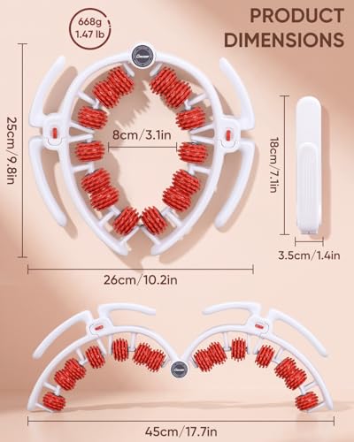 ONUEMP Leg Massager Roller Lymphatic Drainage Cellulite Fascia Massage