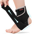Ankle Brace with Compression Wrap, Ankle Support Sprained Brace - style: Ankle Brace Black