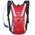 KUYOU Running Hydration Vest - Lightweight Insulated Hydration Backpack with 2L Water Bladder, Adjustable Chest Straps and Reflective Water Backpack for Running Marathon Race Hiking Cycling - color: Red
