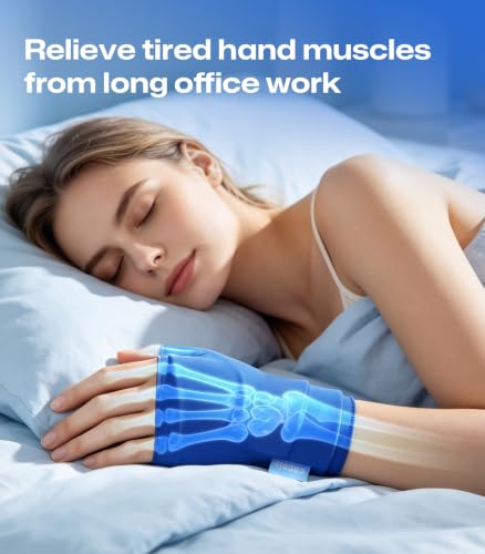 Thumb & Wrist Hot Cold Ice Pack Wrap, Fits Either Hand, Size L - size: L
