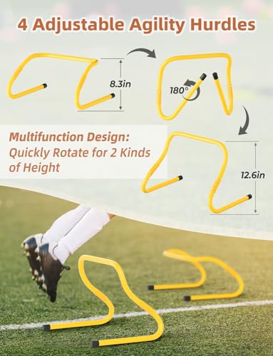 GHB Agility Ladder,Football Training Equipment Set - color: Blue