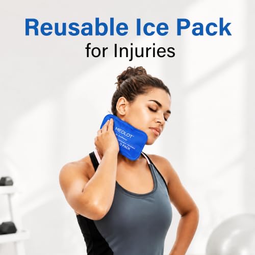 LotFancy Gel Ice Packs, 2pc Reusable Hot Cold Pack for Therapy, Heating Cooling Gel Pad, Pain Relief for Face, Head, TMJ, Wisdom Teeth, Oral Facial Surgery, Sport Injuries, Migraine, Muscle Joint - style: 7.5 x 3.75in (2 Pack for Face Wrap)