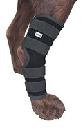 Labra Dog Rear Leg Hock Joint Compression Wrap - Supportive Brace for Weak Back Legs, ACL Tear, and Joint Discomfort - Adjustable Hind Leg Support for Senior Dogs - Extra Large - size: Extra Large
