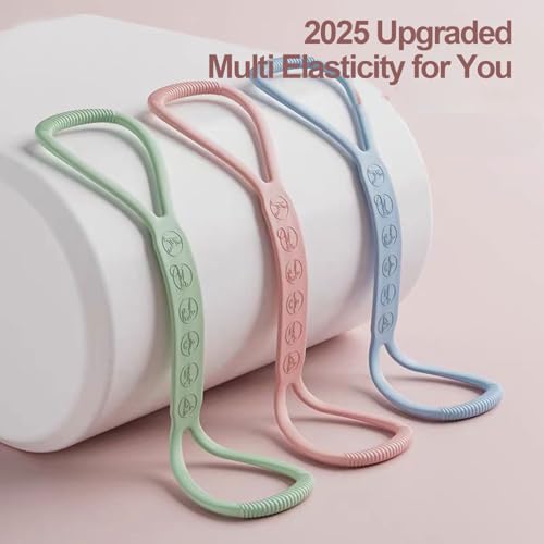 2026 Upgraded Figure 8 Resistance Band for Physical Therapy, Shoulder Back Arm Exercise Bands, 3 Resistance Levels for 15 25 35lb for Kids Adult Elderly - color: 15LB+25LB+35LB