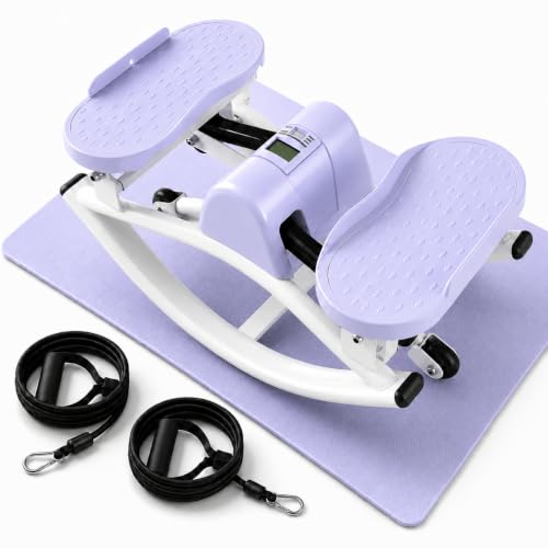 Rock Stepper Side to Side, 300 LBS Capacity, Side Stepper Exercise at Home - color: Purple