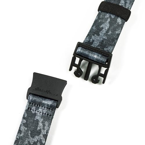 Eddie Bauer Trail Belt Active Stretch Webbing with Quick Release Buckle - color: Black Camo