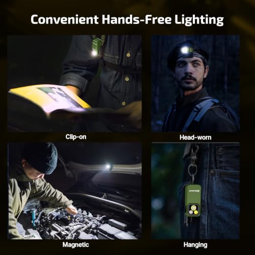 OLIGHT Oclip Pro Rechargeable EDC Clip-on Flashlight, OD Green - color: OD Greeen
