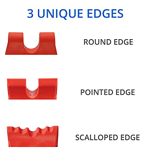 Body Back Davinci Tool - Neck Massager for Pain Relief Deep Tissue - Red - style: Firm - Red