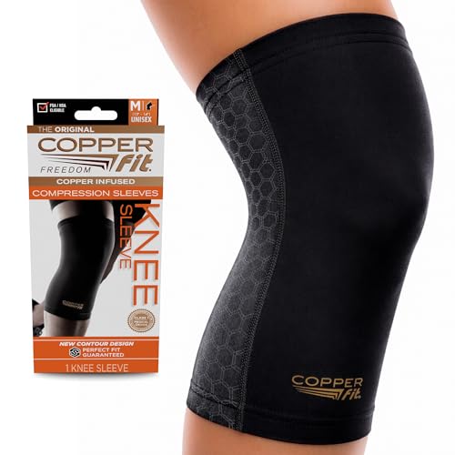 Copper Fit Freedom Knee Compression Sleeve - size: Large