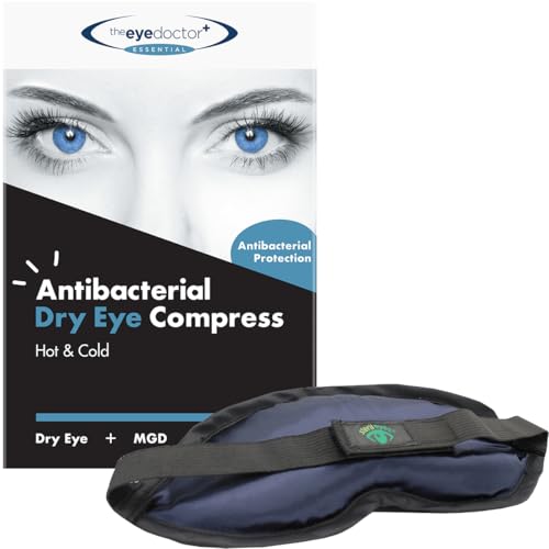 The Eye Doctor Hot Compress for Eye - Helps Dry Eye & Blepharitis - Reusable Eye Mask - Heated Eye Mask for Dry Eyes - Warm Compress for Dry Eyes - Heated Eye Mask for Stye - style: Hot & Cold Compress