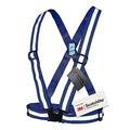 Salzmann Adults Reflective Cross Belt | Hi Vis Adjustable Safety Harness - color: Navy (Adult)