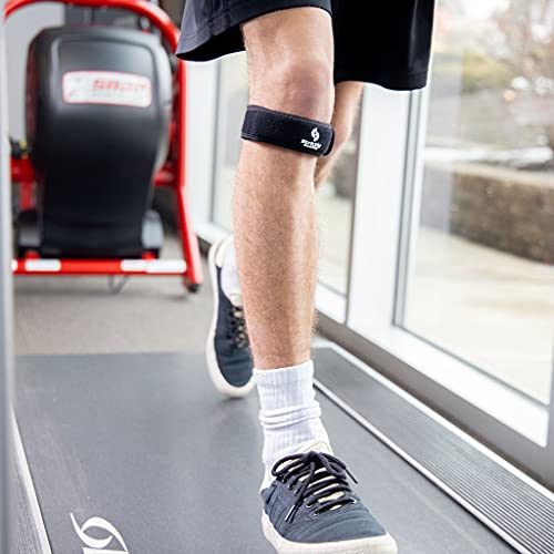 Patellar Tendon Knee Strap for Pain Relief for Athletic Support, Jumper’s Knee, Runner's Knee and Tendonitis (One Size)