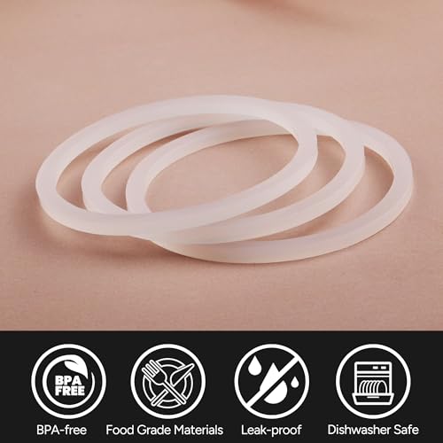 Rubber Gaskets Compatible with Hydro Flask Chug Coffee Lid Cap
