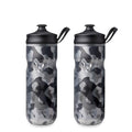 HydraPak Polar Sport Insulated Water Bottle 2-Pack (20oz, Contender Black) - color: Contender Black, style: 20oz/600ml (2-Pack)