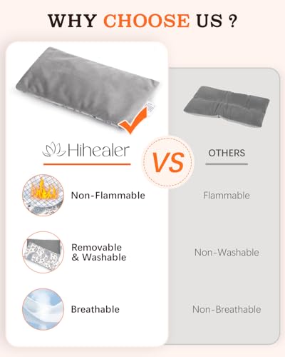 Small Heating Pad, Heating Pad Microwavable for Neck and Shoulder, Cramps, Back Pain Relief, Moist Heat Pad for Muscles and Joints, Self-Care Gifts for Women - color: White