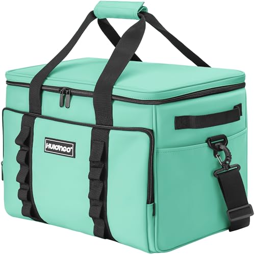 Hulongo Soft Sided Insulated Cooler Bag, 32L - color: light green