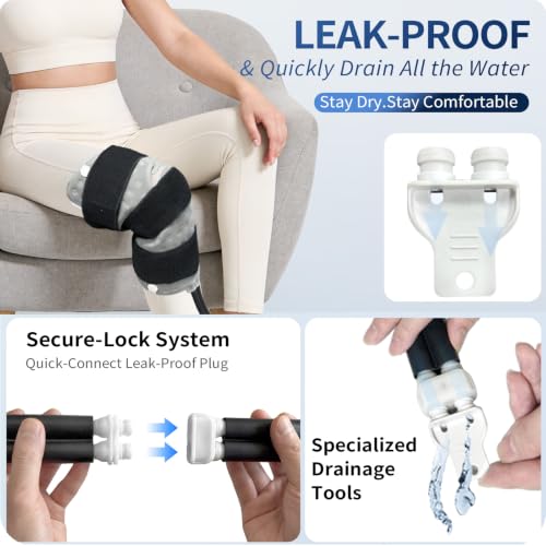 Ice Machine for Knee After Surgery, Programmable & Live Temp