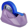 Acrimet Desktop Tape Dispenser Jumbo Size, Non-Skid Base, Plastic, Purple - color: Lilac