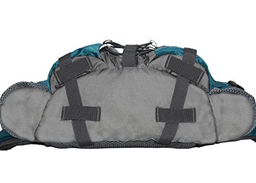 Outdoor Fanny Pack Hydration Waist Pack 2 Water Bottle Holder Men Women - color: Blue