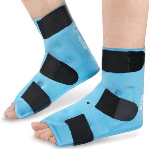 REVIX 2-Pack Large Ankle Ice Pack Wrap for Plantar Fasciitis & Tendonitis - style: 2 Packs
