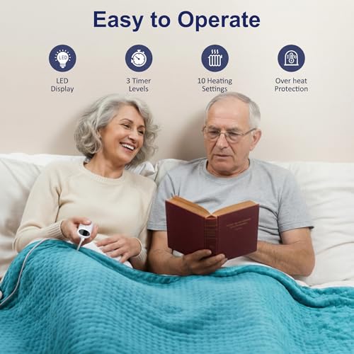 Large Heating Pad,20"x40" Extra Large Heating Pad for Back Pain Relief Electric Heating for Period Cramps Neck Shoulder Knee Pain Relief Moist/Dry Heat Auto Shut Off 9 Heat Setting Machine Washable - color: 24"x12" 8