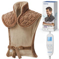 RENPHO Weighted Heating Pad for Neck, Shoulders & Back, Christmas Gift - color: Brown