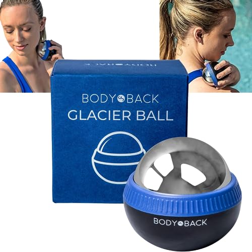 Body Back Glacier Ball - Lacrosse Massage Ball for Plantar Fasciitis Relief