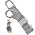 ZINZ Elastic Jacket Gripper Travel Strap with D-Ring Hooks and Buckle - color: Gray