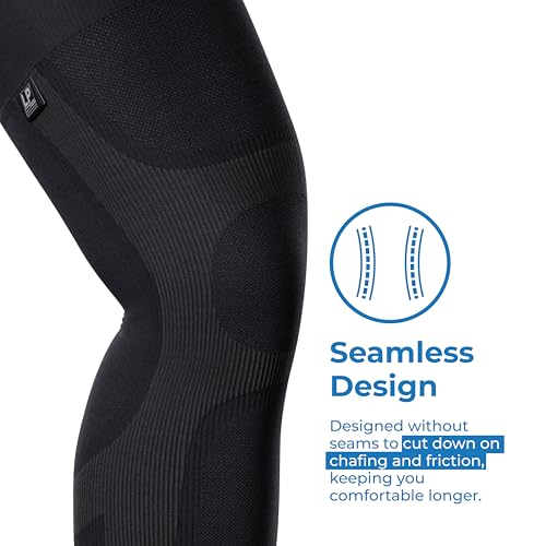LP 272Z Leg Compression Sleeve for Knee, Thigh, and Calf Support - size: Small