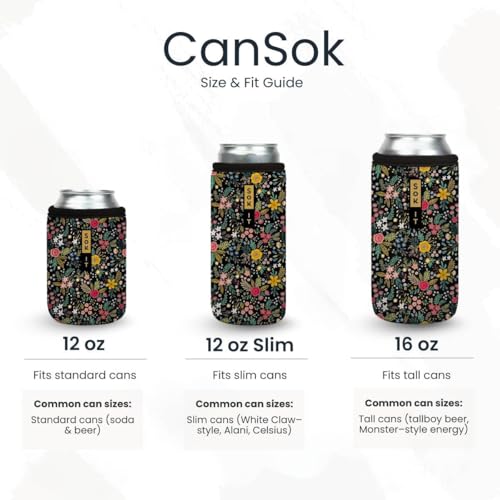Sok It CanSok Sleeve for Beer & Soda Insulated Neoprene Cover (Bad Seed, 12oz Can Sleeve) - color: Bad Seed, size: 12oz Can Sleeve