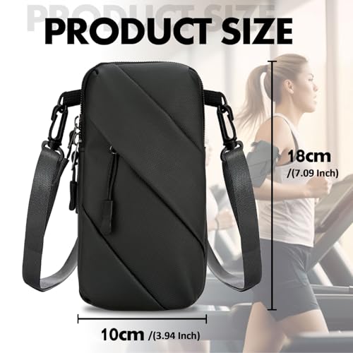 Phone Arm Bands for Running Armband Cell Phone Holder,Crossbody Bags for Women Men Kids,iPhone 15 14 13 12 11 Pro Max Xs Xr 8 7 6S 6 Plus SE Mini,Galaxy,Workout,Exercise,Walking,Gym Arm Bag Black - color: Black