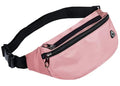 Fanny Packs for Men and Women Water-Repellent Sports Waist Pack Bag - color: 1pack-New Pink