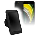 BoxWave Case Compatible with Apple iPhone SE (2020) - Sports Armband, Adjustable Armband for Workout and Running - Jet Black