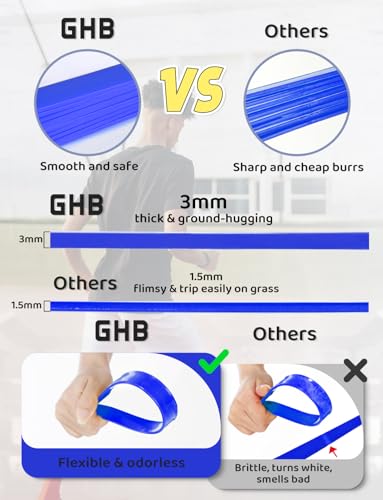 GHB Agility Ladder,Football Training Equipment Set - color: Blue