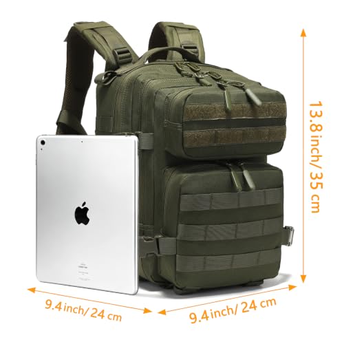 9L/20L Mini Backpack for Men and Women, Small Backpack for Gym Hiking Travel Sports Running - color: 20l-green